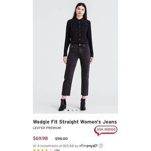 Levi’s wedgie fit straight jeans